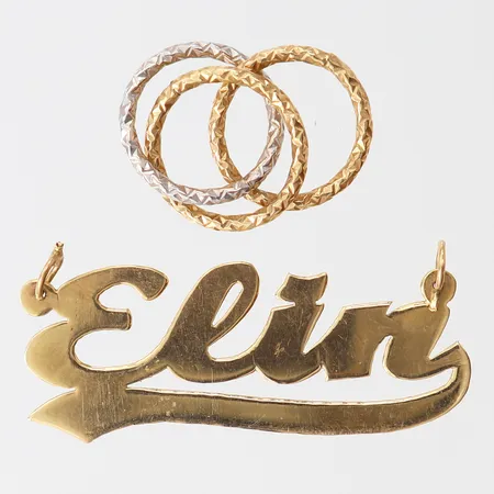 Guldskrot, defekt, 14K. Vikt: 1,7 g