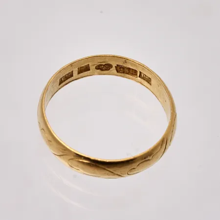 Defekt guld, 23K, vikt 4,73g.