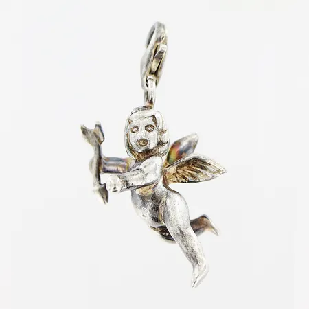 Berlock Thomas Sabo, ängel med pil, 35x15mm, ask, silver 925/1000. Vikt: 5,2 g