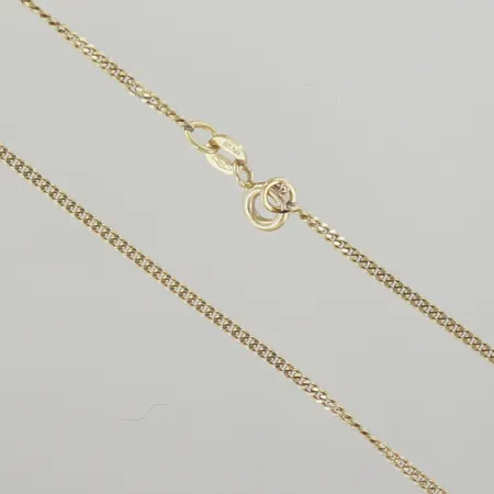 Halskedja pansar, längd 46 cm, bredd 1,5 mm, 18K Vikt: 4,4 g