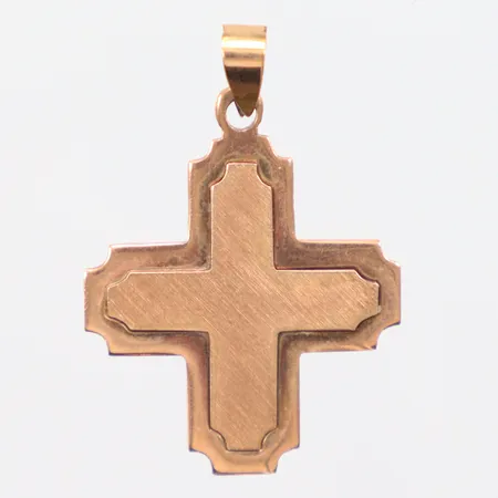 Hänge kors, 3,5cm, 14k Vikt: 3,8 g