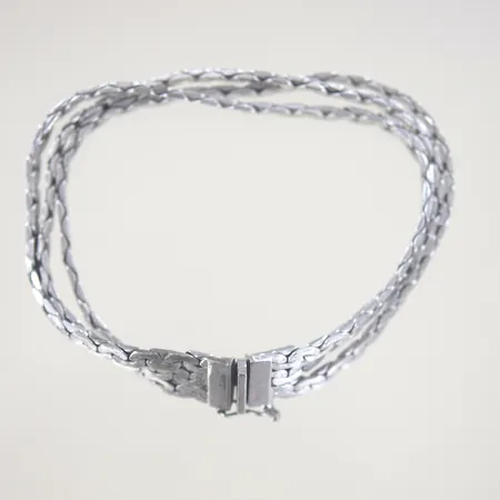 Armband, längd 18,5 cm, bredd 1 cm, silver835/1000 Vikt: 29,6 g