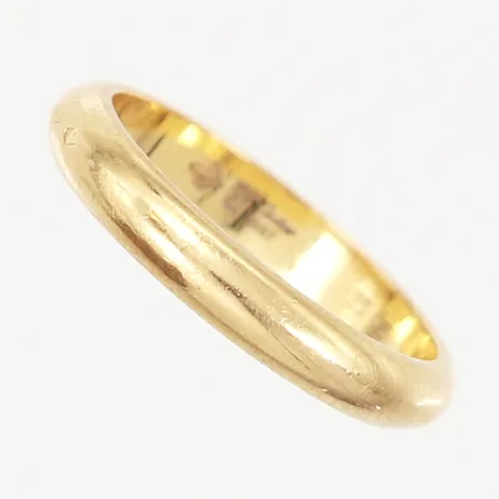Ring, Cartier, Ø17½, bredd 3,5mm, med Cartier stämplar, 18K  Vikt: 4,7 g