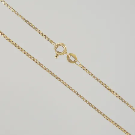 Halskedja venezia, längd 43 cm, bredd 1,1 mm, 18K Vikt: 4,6 g