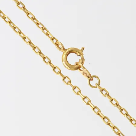 Kedja, Ankar, längd 61cm, bredd ca 2mm, 18K Vikt: 5,9 g