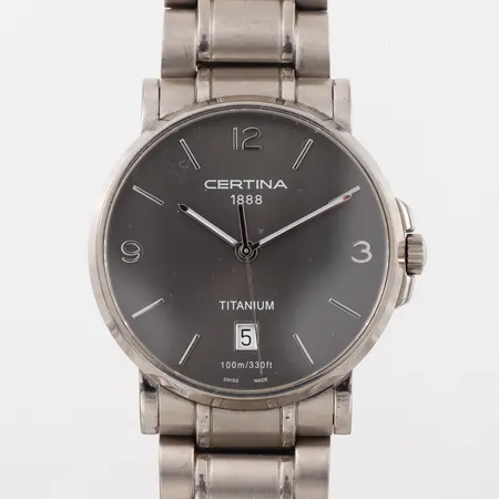 Herrarmbandsur Certina Titanium CO17 410 440 8700 box certifikat