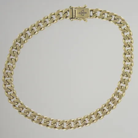 Armband pansar, längd 22 cm, bredd 6,4 mm, 18K Vikt: 29,6 g