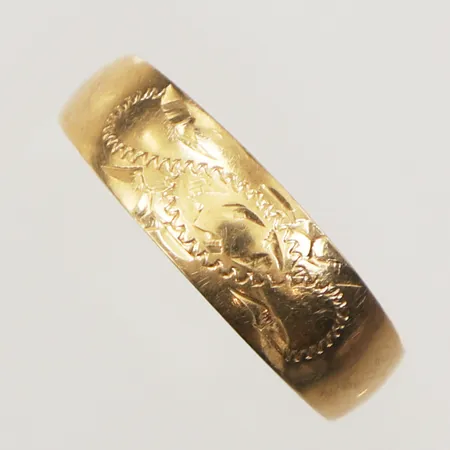 Ring, defekt, bucklig, 18K Vikt: 1,4 g