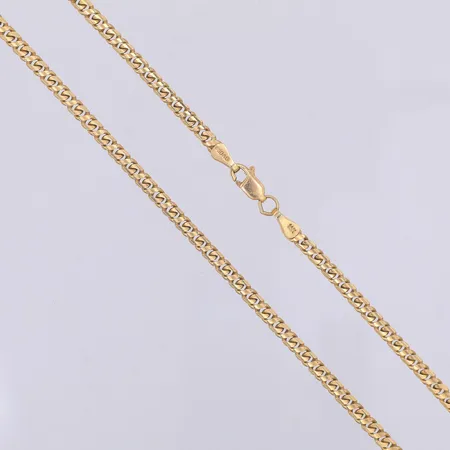 Kedja, Pansar, 51cm, bredd 3mm, 14K Vikt: 16,3 g