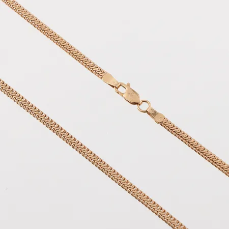Collier Balestra,längd ca 41 cm, bredd 3 mm, 18k. Vikt: 8,9 g