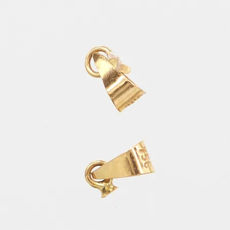 Guldskrot, defekt, 18K. Vikt: 0,1 g