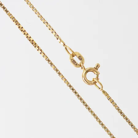 Kedja Venezia, längd 43cm, bredd 1,1mm, 18K. Vikt: 3,9 g