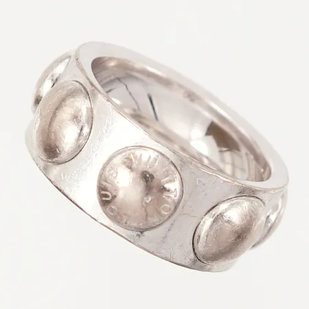 Ring, Louis Vuitton Empreinte Trunk, Ø19½ (61), bredd: 10mm, märkt Louis Vuitton, vitguld, 18K  Vikt: 19,7 g
