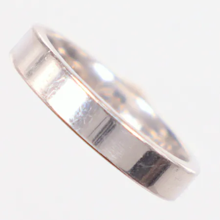 Ring vitguld, Ø17¼, gravyr, 18K Vikt: 0 g