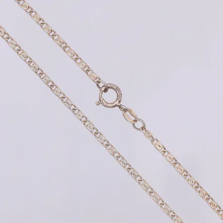 Kedja S-länk, 40,5cm, bredd 2,2mm, 925/1000 silver Vikt: 4,5 g