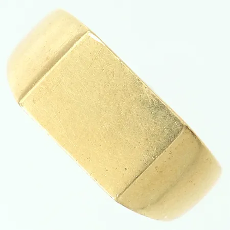 Klackring, stl: 18¼, bredd 3,5-9mm, 18K. Vikt: 11,6 g