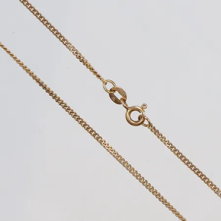 Halskedja Pansar, längd 50,5cm, bredd ca 1mm, 18K Vikt: 5 g