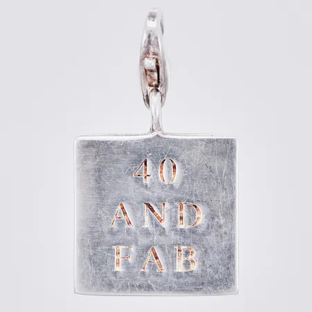 Hänge, Thomas Sabo, 40 and FAB, längd: ca 2,5cm, bredd: ca 14mm, silver 925/1000 Vikt: 3,3 g