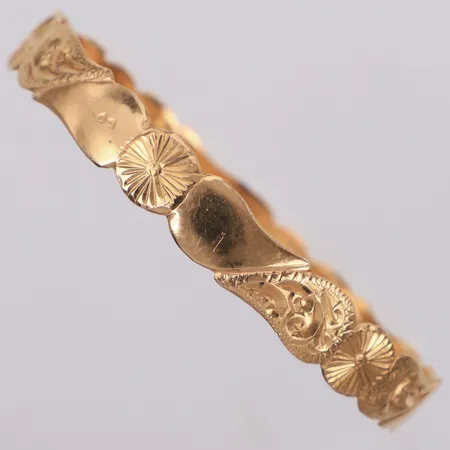 Armring, Ø65mm, ostämplat, 18K Vikt: 17,7 g