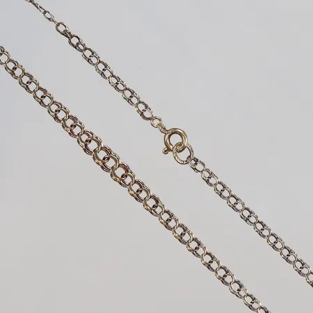 Collier doserad Bismarck 46,5cm bredd 2-5mm, visst slitage 18K Vikt: 4,9 g