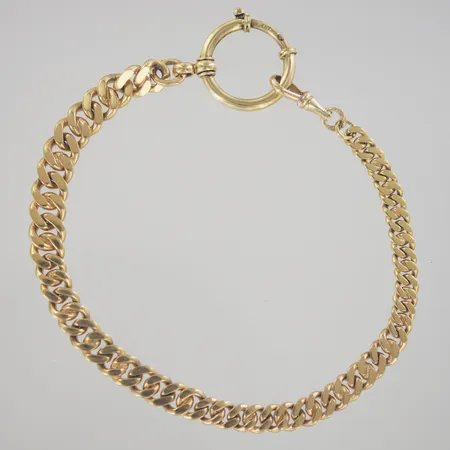 Fickurskedja, längd 25 cm, bredd 6,2 mml, 18K Vikt: 33,5 g