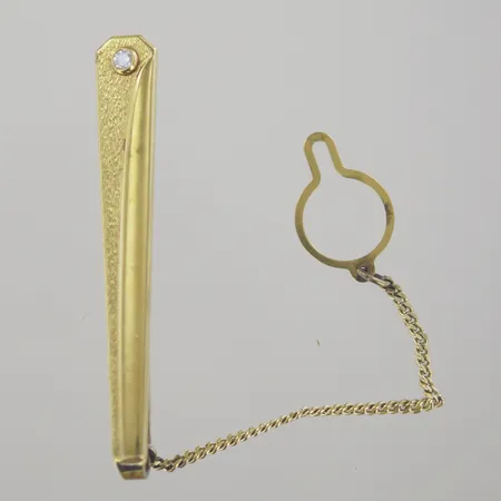 Slipshållare, längd 5,5 cm, bredd 4,6-8,4 mm, silver 830/1000 Vikt: 8,9 g