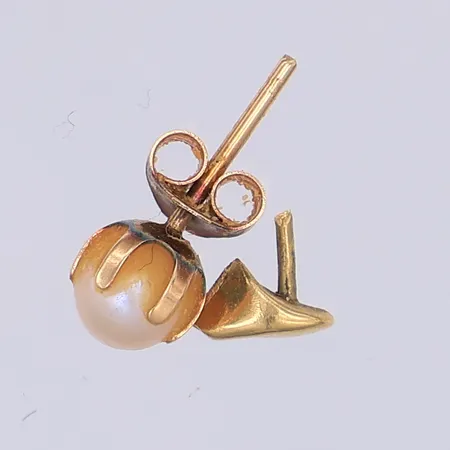 Örhänge, udda, guldbit, 14K Vikt: 0,5 g