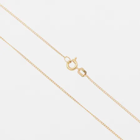 Collier Pansar,längd ca 39 cm,bredd 0.8 mm,18k. Vikt: 1,3 g