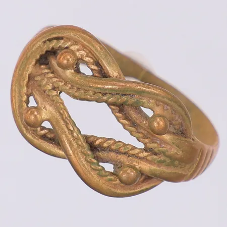 Ring keltisk knut stl 17, mässing