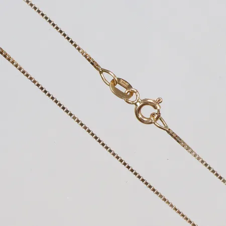 Halskedja Venezia, längd 38cm, bredd ca 1mm, 18K Vikt: 2,4 g