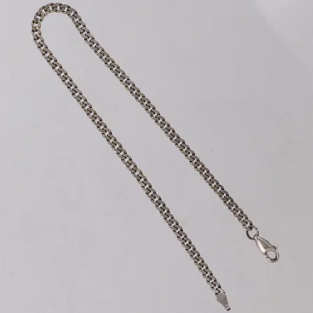 Armband Pansar, längd 24,5cm, bredd 3,5mm, 925/1000 silver Vikt: 6,4 g