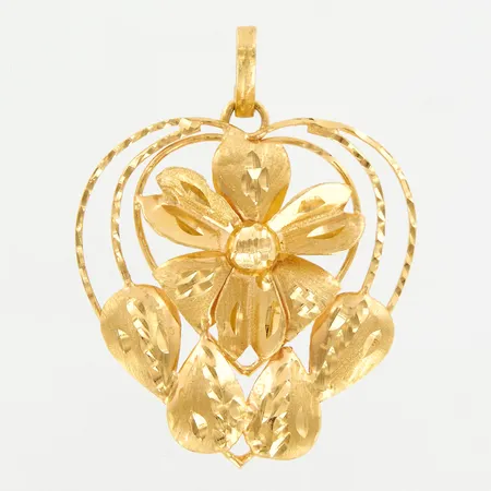 Hänge, 45mm, bredd 35mm, 21K Vikt: 6 g