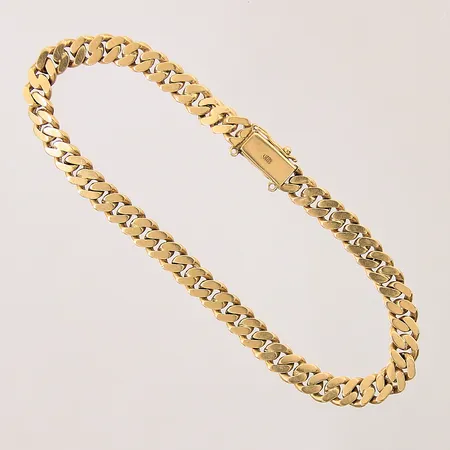 Armband Pansar, längd: 18,5cm, bredd: 4,4mm, säkerhetskedja saknas, 18K Vikt: 14,4 g