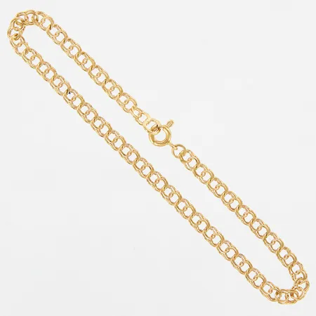 Armband Bismarck, 18cm, bredd 3mm, 18K Vikt: 2,8 g