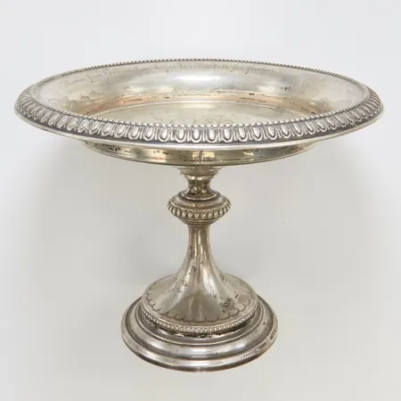 Pokal, år 1880, gravyr, fylld fot, 830/1000 silver Vikt: 322,3 g