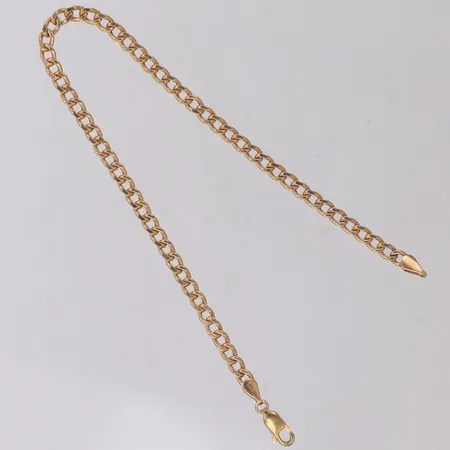 Armband, ihålig Pansar, längd 21cm, GHA, 9K Vikt: 2,4 g