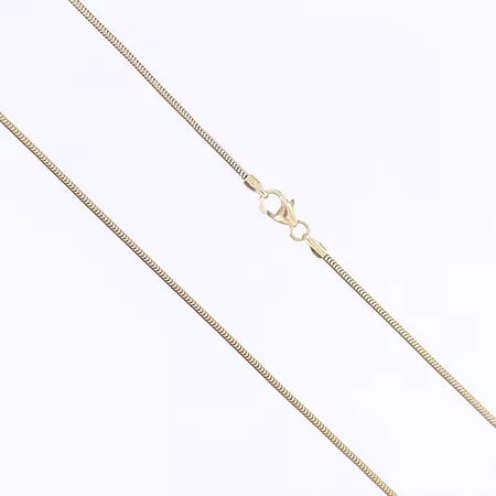 Halskedja ormlänk, längd 46cm, bredd 1mm, 18K Vikt: 4,9 g