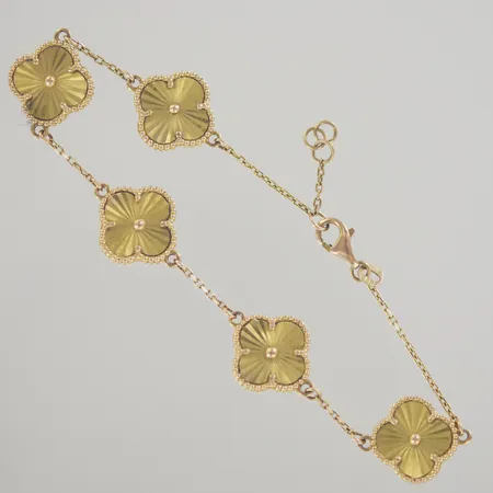 Armband, längd 19-20,5 cm, bredd 13 mm, 21K Vikt: 13 g