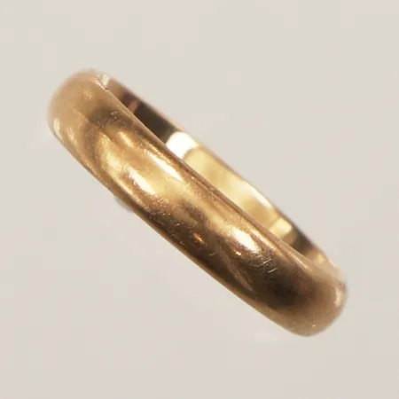 Ring, stl 15½, bredd 3,5mm, 14K Vikt: 2,8 g