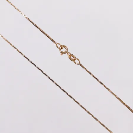 Kedja, Venezia, 45,5cm, bredd 1mm, Balestra, 18K Vikt: 3,7 g