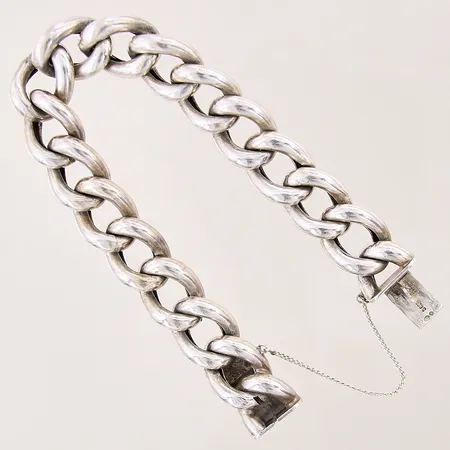 Armband, defekt lås, silver 830/1000 Vikt: 32,9 g