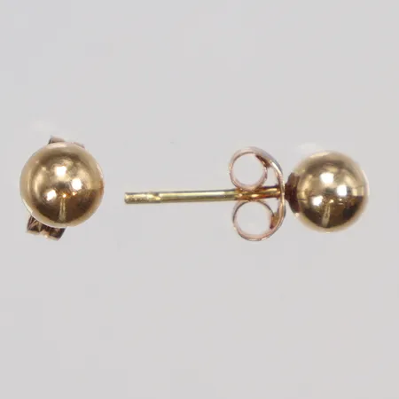 Ett par Örhängen, droppformade 5x15mm, GHA 18K Vikt: 1 g