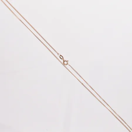 Kedja Pansar, längd 52cm, bredd 1,2mm, Guldfynd, 9K Vikt: 2,2 g