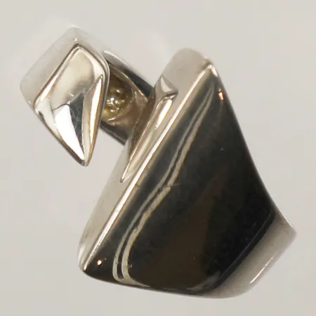 Ring, stl 15¾, bredd 15mm, Guldfynd, 925/1000 silver Vikt: 4,1 g