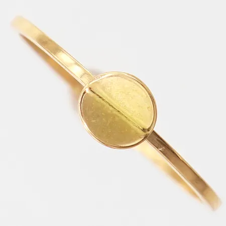 Ring, stl 17¾, bredd ca 1-5mm, 18K Vikt: 0,9 g