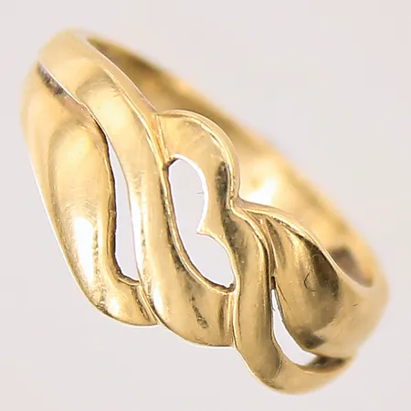 Ring med dekor, stl: 17, bredd: 2,6mm, 18K Vikt: 2,5 g
