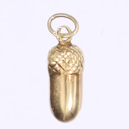 Hänge i form av ekollon, höjd 16mm, 14K Vikt: 0,5 g