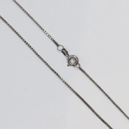 Halsband Venezia, längd 40cm, bredd 1mm, silver, 925/1000 Vikt: 2,2 g