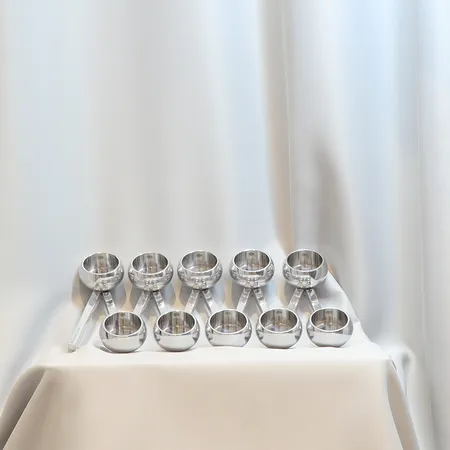 Ljusstake, Klong, Constella, Eva Schildt modell Stor, stål, 10 hållare, smärre slitage, maxlängd ca 123cm, originalkartong, med fem tillhörande ljushållare i glas med kartong Skickas med postpaket.