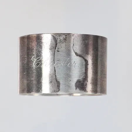 Servettring, gravyr, England Birmingham, silver 925/1000 Vikt: 29,7 g